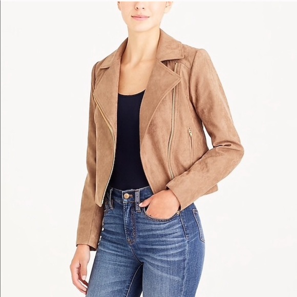 J. Crew Jackets & Blazers - Suede J.Crew Moto Jacket